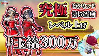 【ドラクエ10オフライン】ついに到達30分で300万経験値の究極レベル上げ！ピラミッド第5霊廟ヒューザ＆フウラグでサクサク手動攻略！