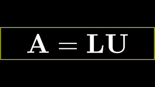 LU Decomposition Example - Linear Algebra