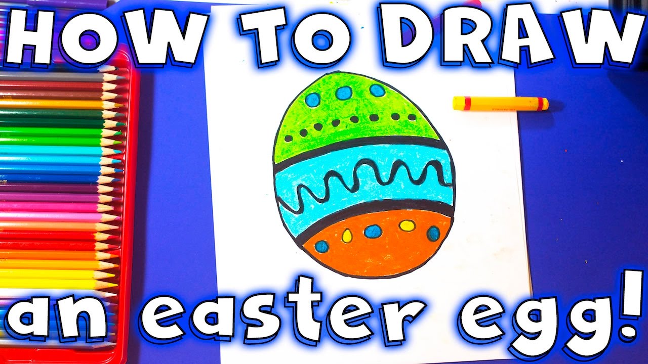 How To Draw An Easy Easter Egg - YouTube