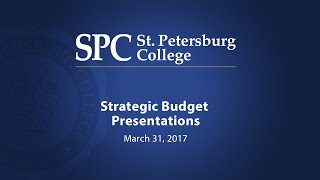 2017 Strategic Budget Presentations