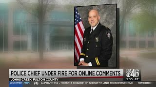 Police chief under fire for BLM commentary