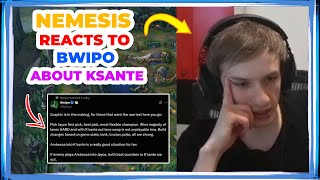 Nemesis Reacts to BWIPO Opinion on KSANTE Pick 🤔