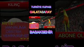 ziraat Türkiye kupası GALATASARAY-BASAKSEHİR ile eşleşti,