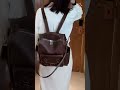 Vintage Leather Retro Backpack