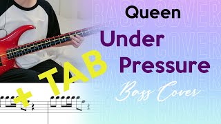 Queen - Under Pressure [ bass cover / 베이스 커버 ] + Tab 포함