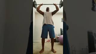 Saw this and had to try it out. Lightweight but legs and core are engaged like crazy