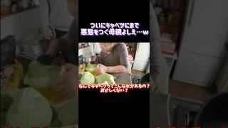 ついにキャベツの悪口を言い出した母親よしえ　#shorts #関慎吾 #料理動画