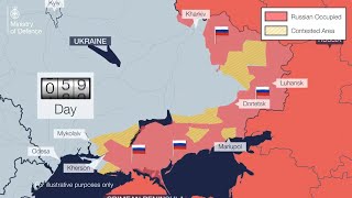 ❗ЗМІНИ НА КАРТІ БОЙОВИХ ДІЙ за 100 днів війни Росії проти України