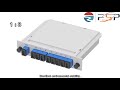 lgx box type plc fiber splitter