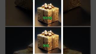 Guess The any one gift box#🎁🎁🎁#900M vs 90K# gift box video