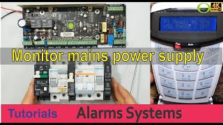 Power failure monitoring: Use your IDS alarm system to monitor the mains electricity for multi phase