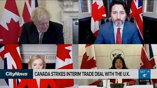 Canada strikes interim trade deal with the U.K.