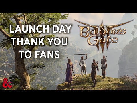 Baldur's Gate 3: Larian Reaction to Launch and Thank You To Fans