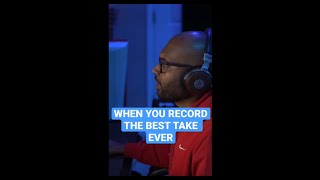 When You Record The Best Take Ever | Music Studio Skits - Recording Studio Skits #shorts