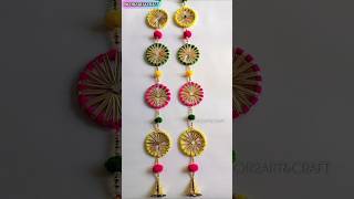 “Create Beautiful DIY Wall Hangings for Diwali | Easy Home Decor Ideas with Bangles \u0026 Wool 🌟🎉