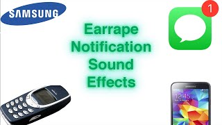 Earrape Sound Effects V3 (samsung notification sound effects)