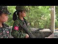 arakan army recruits train to fight myanmar government forces