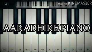 Ambili-Aaradhike song piano tutorial