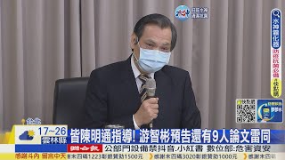 【每日必看】皆陳明通指導! 游智彬預告還有9人論文雷同 20221206 @中天新聞CtiNews