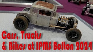 Cars, Trucks, and motorcycles from IPMS Bolton model show 2024