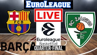Live: FC Barcelona Vs Žalgiris Kaunas | EuroLeague | Live Scoreboard | Play By Play
