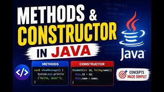 Methods & Constructor -- JAVA