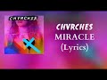 chvrches miracle lyrics