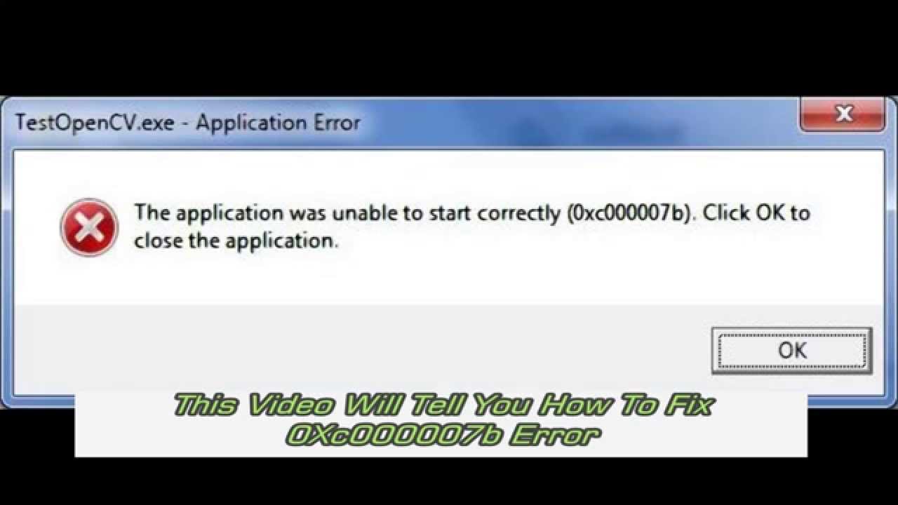Error code application. Ошибка 0xc000007b Windows. Application Error. The application was unable to start correctly 0xc000007b. Как исправить ошибку application Error.