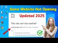 How to Fix Some Websites Not Loading/Opening in Any Browser Issue | Windows 10 / 11 2025