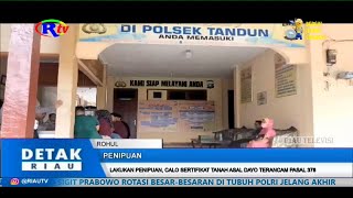 LAKUKAN PENIPUAN, CALO SERTIFIKAT TANAH ASAL DAYO TERANCAM PASAL 378