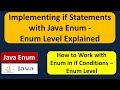 Implementing if Statements with Java enum - enum Level Explained  | enum in Java | Java Tutorial