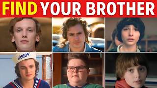 Find Your Perfect Stranger Things Brother 😱 | Ultimate Personality Test