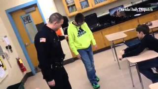 Steve Lowell of #Oneida City Police teach importance of DWI awareness and prevention at Otto Shortel