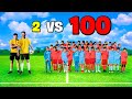 100 NIÑOS vs 2 JUGADORES PROFESIONALES