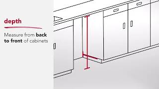 How to Measure for a New KitchenAid® Dishwasher Before Purchasing