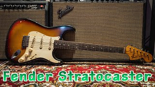 『ヴィンテージギターの魅力』1970年製フェンダー・ストラトキャスター🎸 1970 Fender Stratocaster / AKG Duo Rectifire Reverb 80W 今堀良昭モデル