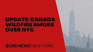 Live: Canada Wildfire Smoke Over NYC Thursday 3 p.m. 6/8 update