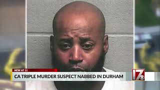 Man wanted in Los Angeles triple killing arrested in Durham, nc