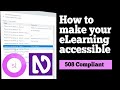 How to make your course accessible in Storyline 360 | Alt Texts