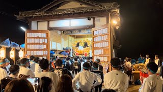 令和4年10月22日 魚吹八幡神社秋季例大祭 本宮 熊見 蔵入れ