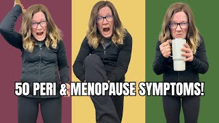 50 Symptoms peri \u0026 menopause may be causing in 4 minutes! Menopause signs.