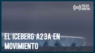 Colosal iceberg se desprende y viaja a la deriva en el océano