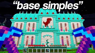 CONSTRUI UMA SIMPLES BASE NO SERVIDOR - Minecraft Absurdo