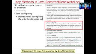 Key Methods in Java ReentrantReadWriteLock