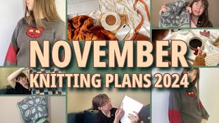 November 2024 Knitting Plans - Machine knitting & pattern design