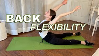 Back Flexibility for dance | Ballet technique workout, core workout, no equipment, better arabesque