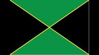 How to make Jamaican flag in Adobe illustrator ጀማይካን ባንዴራ አሰራር