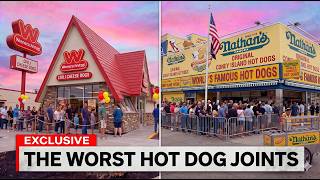 5 WORST and 5 BEST Hot Dog Joints in the US in 2026
