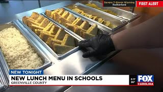New Lunch Menu in Schools