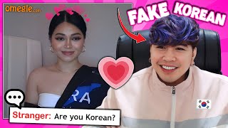 OMEGLE IS TOO EZ FOR KOREAN GUYS (Fake Korean) I Met a Supermodel!!!!